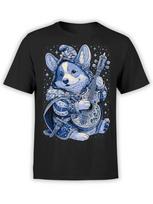 Celestial Bard Corgi Tshirt Unisex S