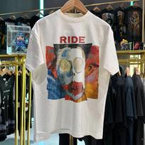 1992 Ride 'Going Blank Again' Retas marškinėlis Baltas S 2XL white