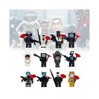 Skibidi Toilet Masterpiece Builders Smallbrick Themed Building Sets Block Toy