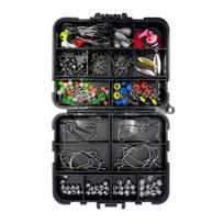 188pcs Multiple Compartment Fishing Tackle Box Include Beads Jigs Fishing Combination Accessories Outdoor Fishing Gear 1