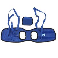 Oxford Fabric Dog Lift Sling Solid Black Pet Recovery Belt  Stair Walking Assist L blue