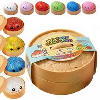 Blizgus koldūnas Squishy, Paslaptinga dėžutė Streso kamuoliukas, Spalvingas sensorinis žaislas, Estetiškas stalo dekoras, Nerimo mažinimas, Naujas