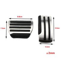 Sport Pedals for Nissan X-trail T31 2010-2013 Qashqai J10 2012 - 2015 Teana 2010 - 2017 Stainless Steel Pedal Cover Pads