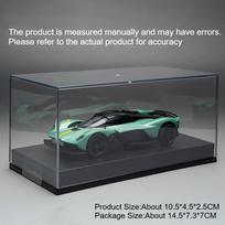 1:43 Scale Valkyrie V12 Miniature Model Alloy Diecast Car Toys Rubbre Tires Doors Opened Metal Body Vehice Gift with Acrylic Box