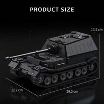 Moc Creative Assembly Model Heavy Tank Destroyer Building Blocks Combat Soldier Bricks Toys Boy Gift No Box