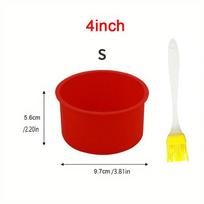 Round Silicone Cake Pan Baking Mold Round Baking Tray Kitchen Silicone Nonstick Baking Pans Reusable Cake Pans Baking Tools