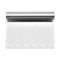 Graduated Bench Scraper Curled Edge Pastry Spatula Easy To Clean Dough Cutter  Rice Noodle Rolls sidabras
