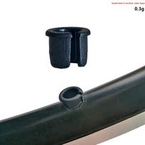 Presta Valve Bicycle Inner Tube & Adapter Kit: Mountain/Road Bike Rim, Rubber Plug & American Thread Converter No