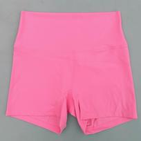Dopamine Color High-Waist Yoga Shorts Tights - Women's Elastic Nude 3/4 Safety Pants S