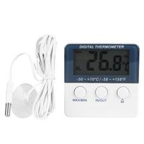 Mini vidinis lauko elektroninis skaitmeninis žadintuvas termometras temperatūros monitorius matuoklis su zondu