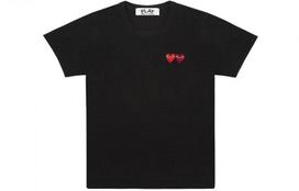 Cdg Play Double Heart T-Shirt AZ-T226-051-1 M