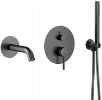 KFA KFA zestaw wannowy podtynkowy z baterią 3-funkcyjną Moza, gun metal grey PVD 5039-401-61 | 5907571505673 | 5907571505673