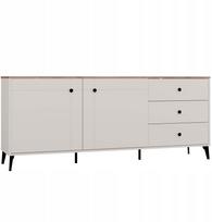 Malys Group POINT 2D3S Kaszmir Beż Dąb Castello Szafka 3 Szuflady 2 Drzwi Salon | M-MP-K-PNT-2D3S-KASZ/CAST | 5900354142829