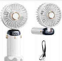 Rankinis ventiliatorius Turbo LED, 5000mAh, su HC2 ekranu