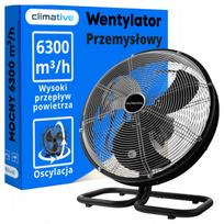 Pramoninis ašinės grindų ventiliatorius Tornado 450 mm, 120 W, 6300 m³/val.