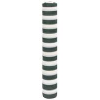 Privacy Screen Green and White 1.5 x 10 m HDPE 150 g m²