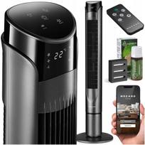 Koloninis ventiliatorius Quiet XXL su WiFi, nuotolinio valdymo pultu, jonizatoriumi ir aromato funkcija