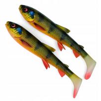 Guminis masalas Savage Gear Whitefish 15 cm, spalva PERCH, 2 vnt., lydekų žvejybai