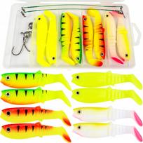 Žvejybiniai masalai SAHIDO KILLER STRIKE 8 cm, neoniniai, rinkinys, 13 vnt.