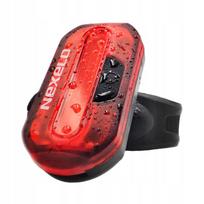 Galinis dviračio žibintas NEXELO L188009NEX, LED, su atšvaitu, 2 baterijų režimai