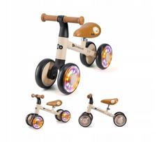 Balansinis dviratukas KINDERKRAFT CUTIE FLASH, 4 ratai