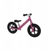 Balansinis dviratukas CRUZEE 12", 1,9 kg, rožinis su juodais ratais
