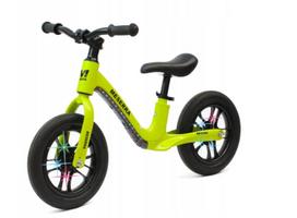 12" LIME balansinis dviratukas su LED ratais vaikams