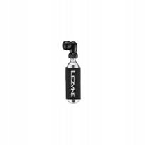 Dviračio pompa Lezyne Twin Speed Drive CO2 su 16 g kasete, juoda