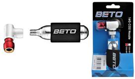 Dviračio pompa BETO MINI ALU CO2-009A su CO2 balionėliu