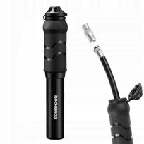 Mini dviračio pompa ALU, 100 PSI, su žarna ir rėmo laikikliu