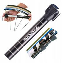Dviračio pompa ROCKBROS MINI, universali, 100 psi, tinka ir kamuoliams