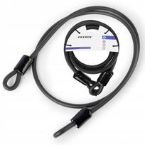 Dviračio užraktas Accent Loop, plieninis trosas 180 cm x 12 mm