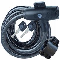 Dviračio spyna Yale YCK0/12/200/2 su raktu, plieninis trosas 12 mm