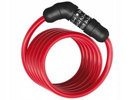 Dviračio spyna ABUS Star 4508C/150, raudona