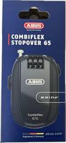 Dviračio trosinis užraktas Abus Combiflex StopOver, 65 cm, su kodu