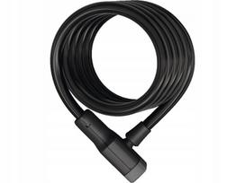 Dviračio užraktas ABUS 6512K/180, juodas, trosinis