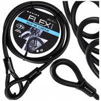 Dviračio užraktas MUVIKE FLEX 1800/12 su storu lanksčiu trosu