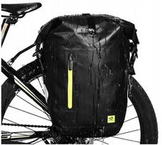 Dviračio krepšys WATERFLY, 25 l, vandeniui atsparus, juodas