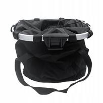 Dviračio vairo krepšys Go Active, nuimamas, 18 l, iki 10 kg, juodas