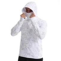 Vyriški apsauginiai marškinėliai su gobtuvu, 2XL, žvejybai