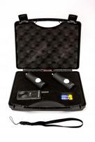Dviračių žibintų rinkinys Crystal Alert Black Pro 2+1, FR 698