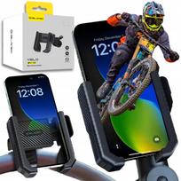 Dviračio ir motociklo vairo telefono laikiklis, atsparus smūgiams