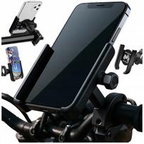 Metalinis telefono laikiklis dviračiui ir motociklui, 360°, ALU MOC