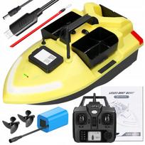 RC masalas valtis V020, GPS, 500 m, 2 kg, 10 km/h, 12000mAh, geltona