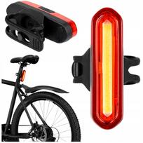 LED dviračio žibintas USB 120 lm, atsparus vandeniui su USB laidu