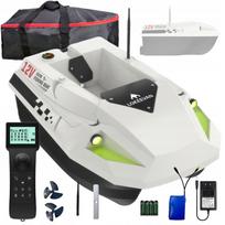 Masalinis laivas LOKEEVAN D50B su GPS, nuotolinio valdymo pultu, 12V, 2 m/s, 2 x 15600 mAh, 2 kg talpa