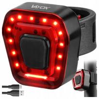 Galinis dviračio žibintas VAYOX, LED, įkraunamas per USB