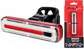 Galinis dviračio žibintas PROX MINOR, 60 lm, USB įkraunamas