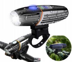 Dviračio priekinis USB įkraunamas LED žibintas, atsparus vandeniui, IP65