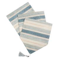Colorful Stripes Treadmills with Straps Chenille Linen Wedding Tablecloth for Outdoor Interior Decoration.  | Treadmill | Colorful treadmill for table